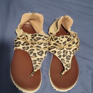 Leopard Print Women's Sandals